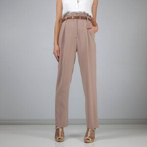Babaton Encore Pant, Light Beige High Waisted Trousers (no belt), sz 6